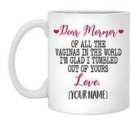 Chère Mormor, De Tous Les Vagins Du Monde, Je Suis Tombée De Ton Amour Tasses À Thé Élégantes Tasse Drôle Tasse À Café Pour Cuisine Chocolat Chaud Cacao L'École 330Ml