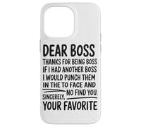 Chère Patronne Ou Cher Patron Merci D'être Patronne Ou Coque pour iPhone 14 Pro Max