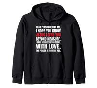 Chère Personne derrière Moi, j'espère Que tu Sais Que Jésus Aime Sweat à Capuche