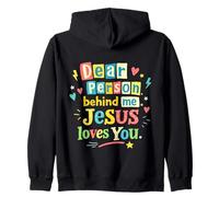 Chère Personne derrière Moi Jésus Vous Aime Foi Positive Inspira Sweat à Capuche