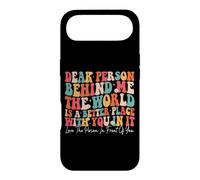 Chère Personne derrière Moi, Le Monde est Meilleur avec toi Coque pour iPhone Air