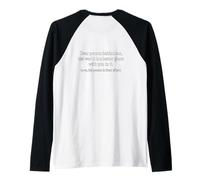 Chère Personne derrière Moi Message Positif Gentillesse Inspiration Manche Raglan