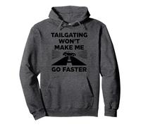 Chère Personne derrière Moi: Tailgating Won't Make Me Go Faster Sweat à Capuche, Unisexe pour Adultes, Chiné Foncé, M