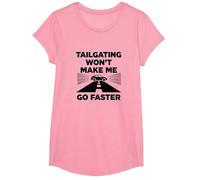 Chère Personne derrière Moi: Tailgating Won't Make Me Go Faster T-Shirt, Fille, Rose, M