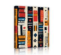 CHERHERART Abstrait motifs géométriques toile art mural image coloré style milieu du siècle peinture impressions pour salon bureau à domicile étude 75x100cm