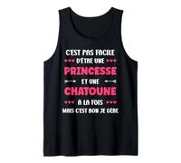 Chéri Chatoune d'amour surnom Princesse Chatoune Débardeur