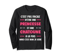 Chéri Chatoune d'amour surnom Princesse Chatoune Manche Longue