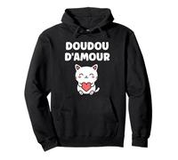 Chéri Doudou d'amour Couple Saint-Valentin Mignon Doudou Sweat à Capuche