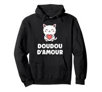 Chéri Doudou d'amour Couple Saint-Valentin Mignon Doudou Sweat à Capuche