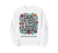 Chéri J'Ai Essayé Floral Bohème Rétro Cadeau pour Mari Sweatshirt