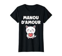 Chérie Manou d'amour Couple Saint-Valentin Mignon Manou T-Shirt