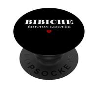 Chérie Petit Nom Bichette biche Amour Fille surnom Bibiche PopSockets PopGrip Adhésif