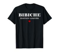 Chérie Petit Nom Bichette biche Amour Fille surnom Bibiche T-Shirt