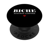 Chérie Petit Nom Bichette biche Amour Fille surnom Biche PopSockets PopGrip Adhésif
