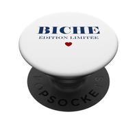 Chérie Petit Nom Bichette biche Amour Fille surnom Biche PopSockets PopGrip Adhésif