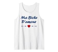 Chérie Petit Nom Bichette biche Amour surnom ma biche Débardeur