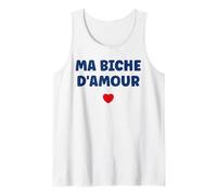 Chérie Petit Nom Bichette biche Amour surnom ma biche Débardeur