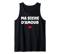 Chérie Petit Nom Bichette biche Amour surnom ma biche Débardeur