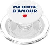 Chérie Petit Nom Bichette biche Amour surnom ma biche PopSockets PopGrip pour MagSafe