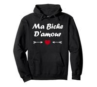 Chérie Petit Nom Bichette biche Amour surnom ma biche Sweat à Capuche
