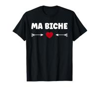 Chérie Petit Nom Bichette biche Amour surnom ma biche T-Shirt