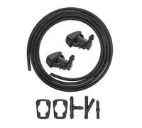 Cheriezing 8E5Z17603A Lot de 2 buses de lave-glace + tuyau de tuyau de fluide de 3 mètres + 3 adaptateurs de connecteur (I Y T) Compatible avec Ford Fusion 2008-2012 Mercury Milan 2008-2012 Lincoln