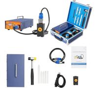 CHERIKIU Ensemble de réparation de bosses pour voiture, appareil de chauffage à induction sans peinture de 1380W 220V, chauffe-boîte chauffé par machine, outil de réparation de bosses pour la maison