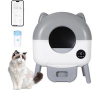 CherishCradle Litiere Chat Autonettoyante 66L, Bac Litiere Automatique