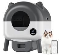 CherishCradle Litiere Chat Autonettoyante 66L, Bac Litiere Automatique