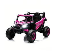 CherishCradle Voiture Véhicule électrique Enfant 3-6Ans avec Télécommandé,12V Buggy électrique Tout Terrain 3 Vitesses,Quad Lumière Effets Sonores,1 Place Quad Cars Enfant Thermique