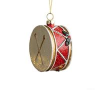 Chérissez la saison avec un charmant petit pendentif tambour pour ajouter à votre arbre festif et guirlande (tambours)