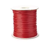 Cheriswelry Cordon en polyester coréen avec bobine pour la fabrication de bijoux, macramé, brique réfractaire, environ 46,7 m x 3 mm