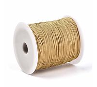 Cheriswelry Fil de perles en nylon de 1 mm Cordon de nouage chinois Fil de nylon tressé pour macramé Bracelet Fabrication de bijoux Décoration d'intérieur