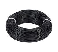 Cheriswelry Fil en aluminium pliable 1,5 mm d'épaisseur pour la fabrication de bijoux, poupées, squelettes, bricolage, travaux manuels, noir