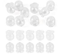 Cheriswelry Lot de 10 breloques rondes colorées en cristal transparent pour carillon à vent en forme de trompette et fleur pour la fabrication de bijoux, Verre