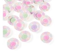 Cheriswelry Lot de 20 mini assiettes en résine miniatures pour maison de poupée - 36 x 6 mm - Pour thé, décoration de bureau, paysage, jardin