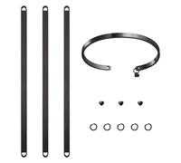 Cheriswelry Lot de 3 bandes vierges en acier inoxydable pour fabrication de bijoux, bracelets, projets d'artisanat