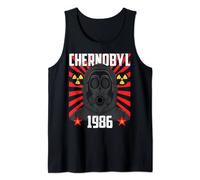 Chernobyl 1986 T-shirt Radiation soviétique URSR Atomic Plant Nuke Débardeur