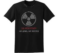 Chernobyl T-Shirt Nuclear 3.6 Roentn Not Great Not Terrible Dyatlov Tee Colour24 Manches Courtes(Medium)