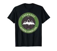 Cherokee, Caroline du Nord Randonnée en Montagne Vacances T-Shirt