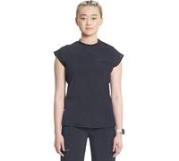 Cherokee Infinity CK742A Haut médical élégant à col montant, 4 poches, manches dolman, panneau arrière en tricot côtelé, étain, Taille XS