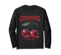 Cherries A Pop of Joy Style Vintage de la Ferme au marché Manche Longue