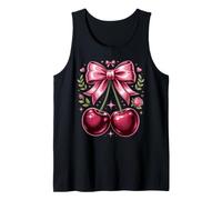 Cherries and Bows Cherry Lover Coquette Fruit Débardeur