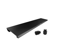CHERRY AC 3.3, repose-poignet ergonomique et pied de support en aluminium, accessoires d’origine pour clavier de gaming CHERRY MX BOARD 3.0 S, fixation rapide, Noir