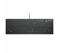 AK-C8112U1BDE - Clavier, USB, désinfectable, noir, QWERTZ