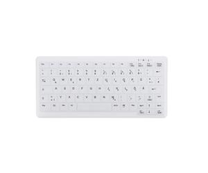 CHERRY AK-C4110 clavier Médical RF sans fil AZERTY Français Blanc