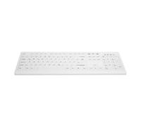 Active Key Clavier Cherry AK-C8100F-FUS-W/GE Sans fil USB QWERTZ Blanc