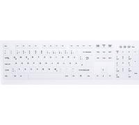 CHERRY AK-C8100F-FU1-W/GE Clavier RF sans fil QWERTZ Français Blanc (AK-C8100F-FU1-W/GE)