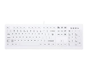 CHERRY AK-C8100F-U1-W/US Clavier USB QWERTY Anglais américain Blanc
