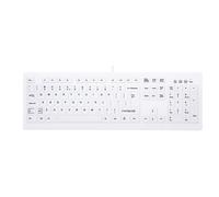 CHERRY AK-C8100F-UVS-W/BE clavier Médical USB AZERTY Belge Blanc